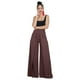 thumbnail image 4 of Pantalones anchos y casuales con programa independiente para mujer, 4 of 6
