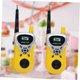 thumbnail image 5 of Mini juguete Walkie Talkie BRILLAR para niños Interfono amarillo inalámbrico 2 piezas, 5 of 5