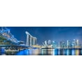 thumbnail image 2 of Singapore City Night Wall Mural Decal by Wallmonkeys Vinyl Peel and Stick Graphic (36 in W x 13 in H), 2 of 4