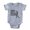 Heather Grey, variant on CafePress - FIN Score Football Player - Cute Infant Baby Football Bodysuit
