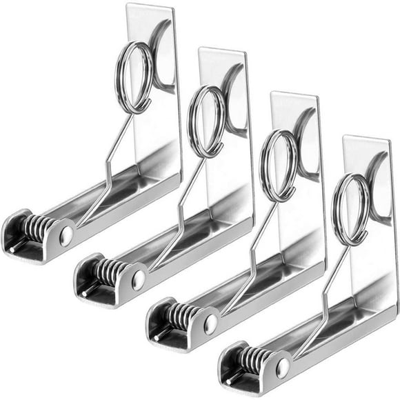 4Pcs Tablecloth Clips, Tablecloth Clips for Outdoor Adjustable Table Cloth Clip Holder