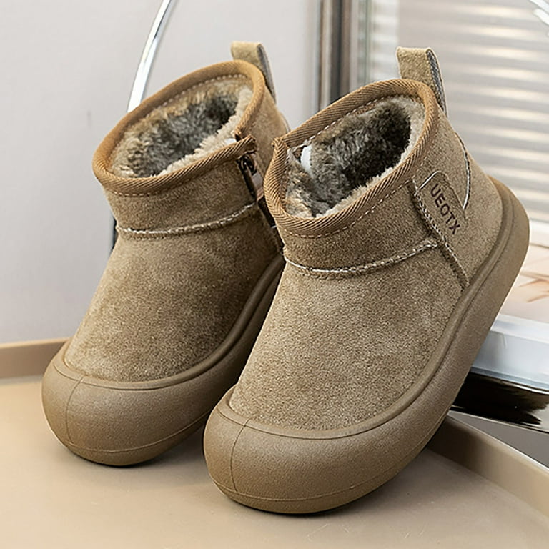 Wuxian Girls Baby Boots Snow Boots Infant Winter Warm Thickened