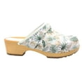 thumbnail image 2 of BJORK Maja Wood Printed Leather Clogs (Tropical - EU36), 2 of 8