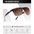 thumbnail image 3 of KALIYADI Polarized Sunglasses Women,Mens Classic Square Sun Glasses with UV Protection for Driving Fishing Golf(3 Pairs), 3 of 8
