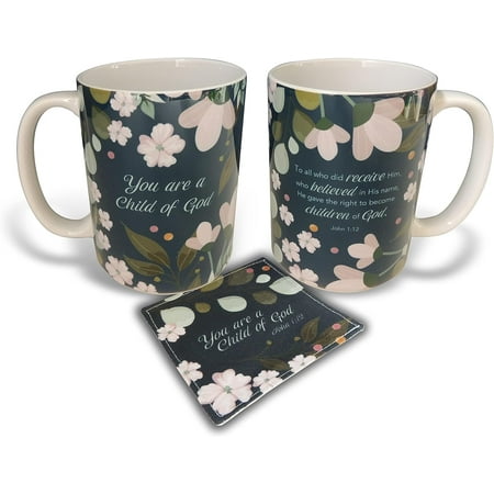 

Abbey & CA Gift Child Of God Mug & Fabric Coaster Set Multi