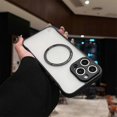 thumbnail image 4 of For iPhone 16 Pro Case Compatible with MagSafe Frameless TPU+PC Matte Phone Protector, 4 of 5