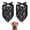 Black White Skull, variant on Dog Bandana 2 Pack,Black White Skull Hand Spider Pattern Bandanas for Dogs,Cat Bandana,Small/ Large Dog Bandana 2 Size,Dog Bandanas Girl Boy