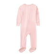 thumbnail image 4 of Tiweut 2025 Rompers Boys Newborn Infant Baby Crew Neck Pajamas Zipper Long Sleeve Sleeper Solid Color Relaxed Fit Jumpsuits 6-12 M, 4 of 9