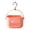 Pink, variant on Portable Plastic Shower Caddy, Hanging Shower Caddy with Hook, Space-Saving Organizer Storage Tote with Handles, Toiletry Storage Bin for Shampoo, Loofahs, Towels, Pantry Items​, 8.27X5.11X9.05"