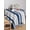 Navy Blue, variant on Navy Blue Grey Stripe Table Cloth, Farmhouse Minimalist Striped Waterproof Tablecloth for Square Tables, Reusable Washable Fabric Table Cover for Restaurant Kitchen Dining Tables 60"x60"