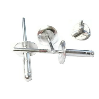 Exploding Rivets Black 3/16" Rivet Large Head Exploding Banana Peel Aluminum Pop Rivets 25 Pack Black Pop Rivets - Foto 8