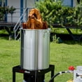 thumbnail image 6 of OuterMust Outdoor Propane Turkey Fryer 30QT Aluminum Pot with Basket 50,000 BTU Turkey Fryer Kit, 6 of 8