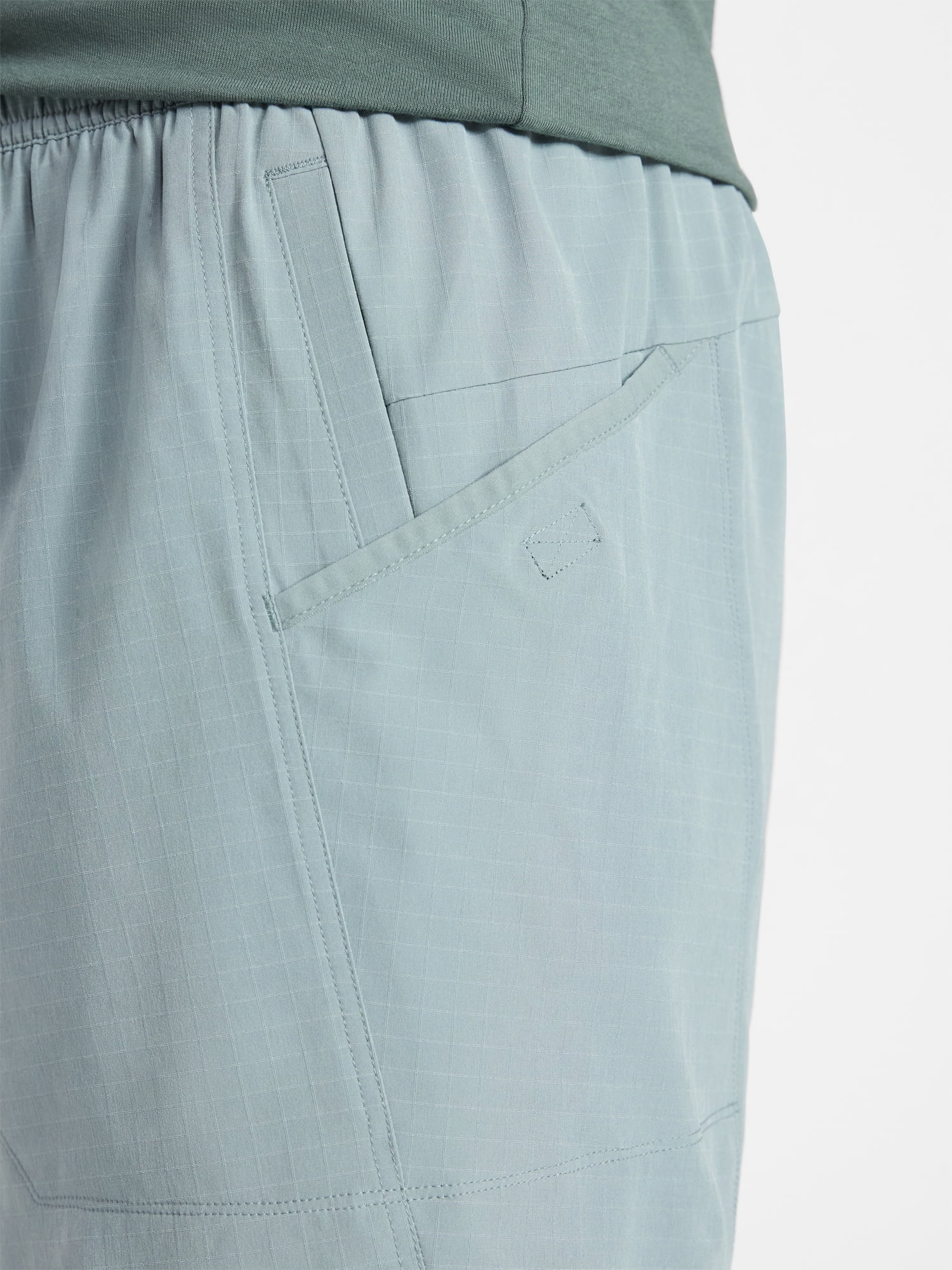 Athletic Works Men's and Big Men's Ripstop Shorts, 7" Inseam, Sizes XS-3XL