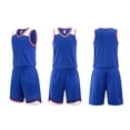 thumbnail image 4 of Unisex Youth Kids Boys Basketball Outfit Lightweight Basketball Tank Top and Track Shorts Sets Boy Summer Clothes, 4 of 5