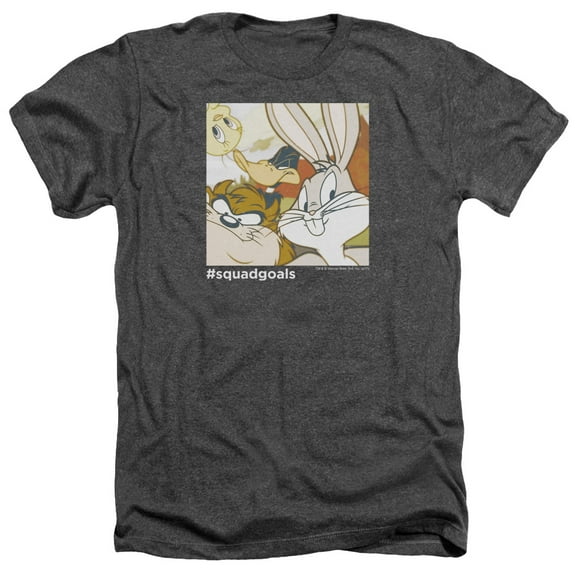 Looney Tunes - Squad Goals - Heather Short Sleeve Shirt - X-Large