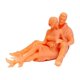 thumbnail image 1 of 1:64 Figura de pareja: 64 Figura Pareja Accesorios de película Adorno de escritorio Micro paisaje estilo F, 1 of 9
