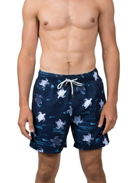 Endless Summer Men's 6" Turtle Swim Short, up to Size 2XL