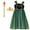 Dress+Crown+Wand, variant on LOEL Girls Princess Dress Fancy Outfit Christmas Birthday Theme Party Fairy Green Dress