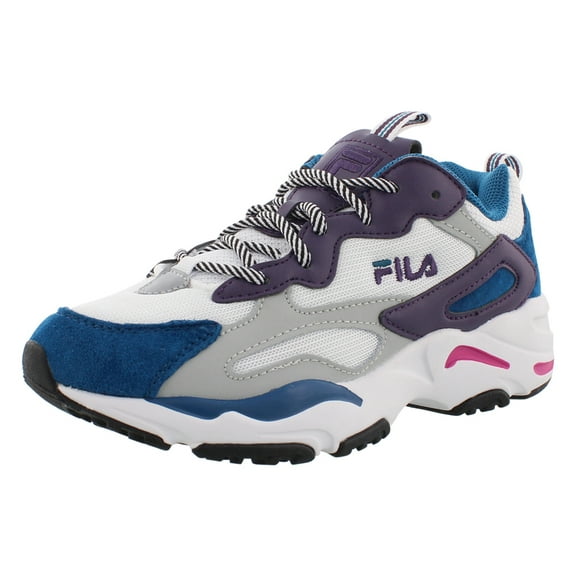 Fila Ray Tracer Womens Shoes Size 6, Color: White/Ink Blue/Grey