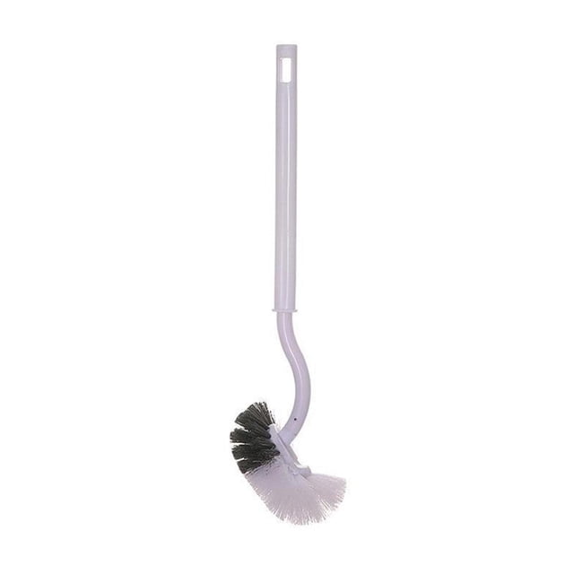 SGACAI Cepillo de baño curvo con mango largo Cepillo de limpieza para inodoro Limpieza del hogar☴