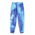 thumbnail image 3 of Arshiner Girls 2 Piece Outfits Kids Tie Dye Sweatsuits Set Long Sleeve Shirt and Pants Set, 3 of 9