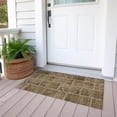 thumbnail image 6 of Addison Rugs Chantille Indoor/Outdoor Transitional Patchwork Brown Washable Rectangle Rug, 1'8" x 2'6", 6 of 6