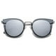 thumbnail image 2 of SOJOS Fashion Round Polarized Sunglasses for Women UV400 Mirrored Lens SJ1057 with Silver Frame/Grey&Silver Mirrored Lens SOJOS SOJOS, 2 of 2