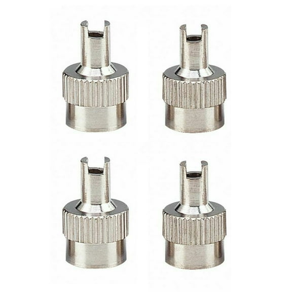 4x Wheel Tire Valve Stem Cap Core Remover Tool Air Cap Cover for Truck Motorbike
