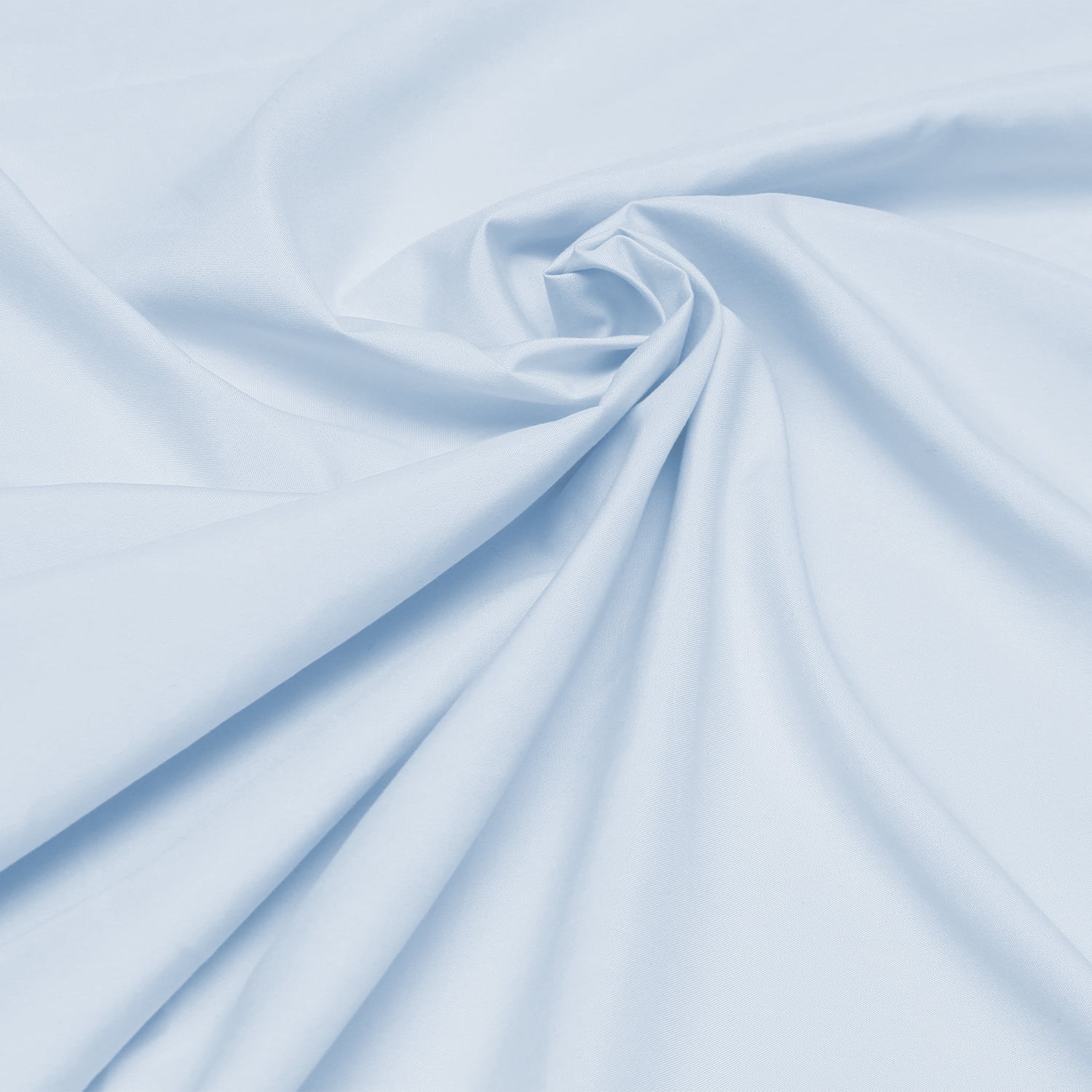 Clara Clark Premier 1800 Microfiber Collection 3-Line Bed Sheet Set, Split King Size, Light Baby Blue