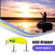 thumbnail image 3 of Eigraketly Mini señuelos de pesca de 5cm en forma de rata, boca deformada, Control preciso, ABS, forma aerodinámica, Reduce la resistencia al viento, cebo Pescar Tipo 2 Eigraketly OD019648-02B, 3 of 6