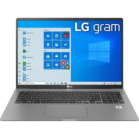 Open Box LG Gram 17" IPS Ultra-Lightweight Laptop, 2560 x 1600, 11th Gen Intel Core i7, 16GB RAM, 256GB SSD, Windows 10 Home, 17 Hour Battery Life, USB-C, HDMI, Headphone Input, Silver