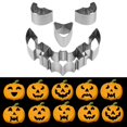 thumbnail image 4 of Cake Pan,Pumpkin Carving Kit 10 Pack Halloween Pumpkin Carving Stencils With Hammer Stainless Pumpkin Tools For Halloween Decoration, 4 of 8