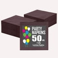 thumbnail image 7 of Crown Display Brown Luncheon & Dinner Paper Pads, Unscented, 50 Count, 7 of 7