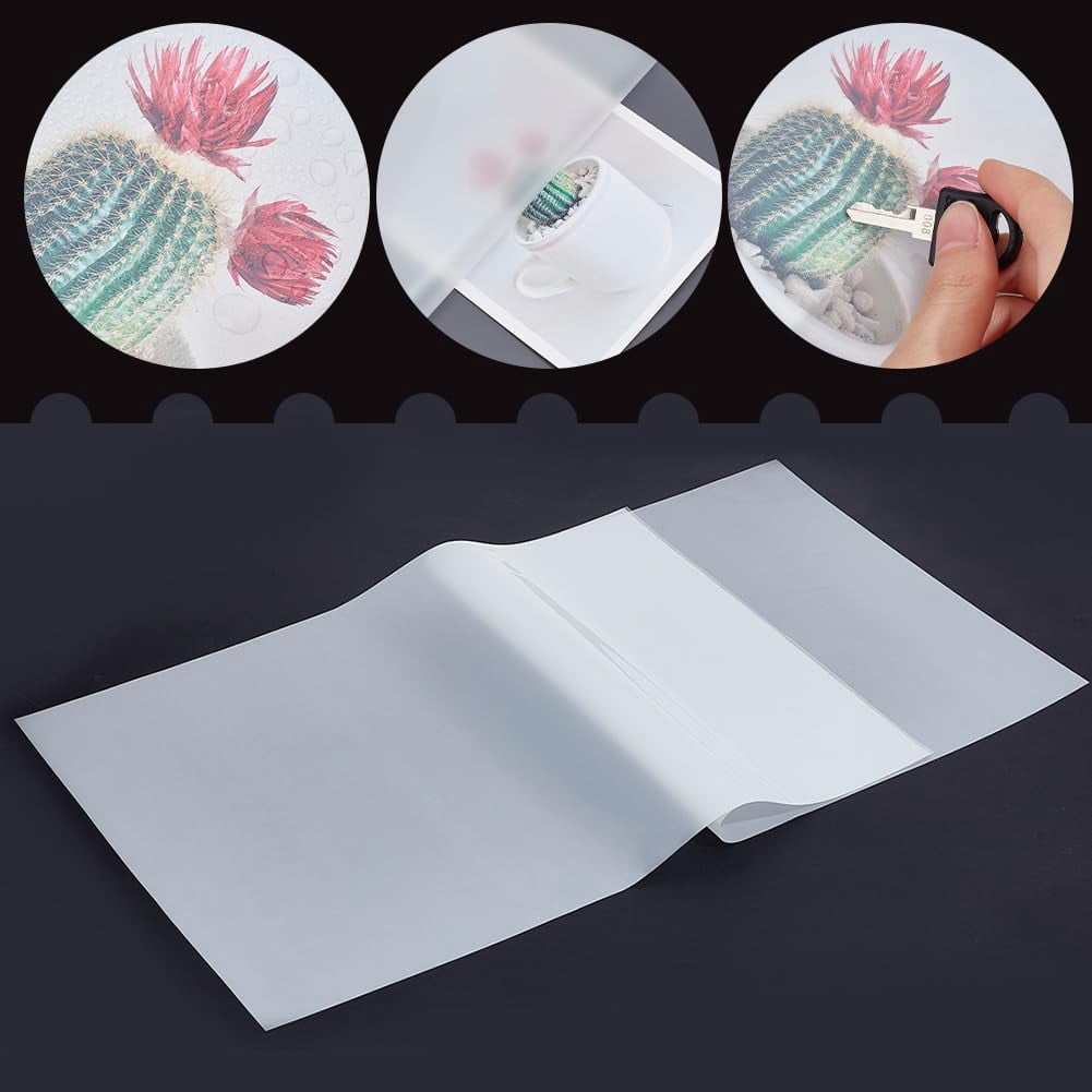 100pcs 12x17 Inch Thermal Laminating Pouches 4 Mil A3 Hot Laminating Sheets Clear Self-Adhesive Laminate Sheets Self Sealing Laminate Sheet for Book Album Protection DIY