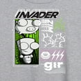 thumbnail image 3 of Invader ZIM - GIR Holding a Pig in the Air - Juniors Ideal Flowy Muscle T-Shirt, 3 of 5