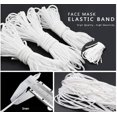 thumbnail image 2 of 20 Yards Elastic String for Masks, White Elastic Bands for Sewing 1/8 Inch, Heavy Stretch Round Elastic Cord for Masks (20 Yard), 2 of 9