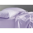thumbnail image 3 of Pure Giza Cotton Short-Queen Size Bed Sheets Set- 300-TC Bedding – Short-Queen Size Bed, 18" Inch Deep Pocket 300TC Short-Queen Sheets - Lilac, 3 of 7