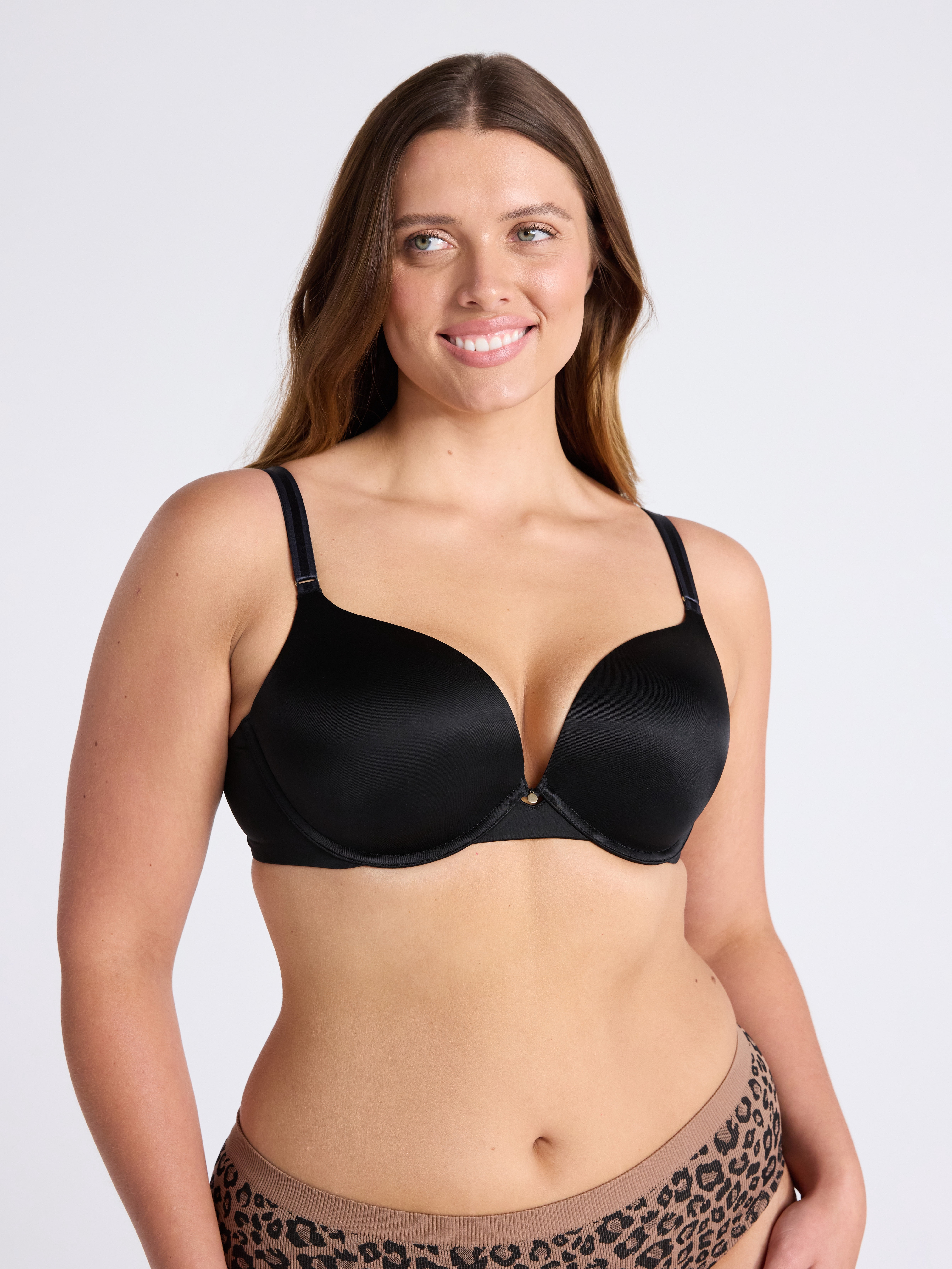 Joyspun Women's Shine Push-Up Bra, Sizes 34A-38D