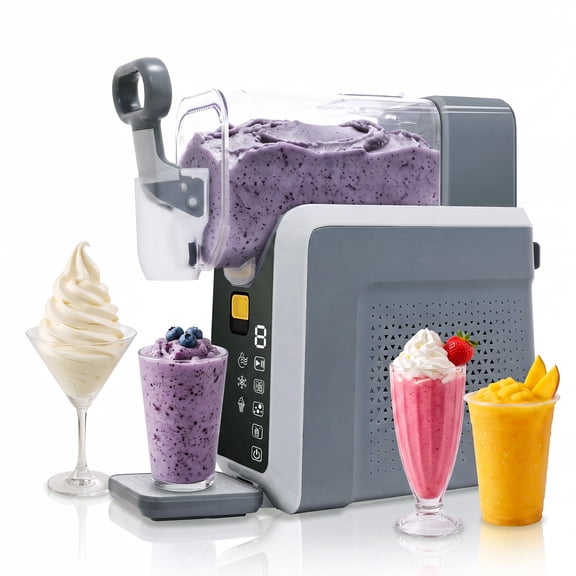 68oz Max Fill Capacity Slushie Makers, Dolonm Frozen Drink Maker Machine with LED Display Controls for Home, Auto-Clean, No Ice Needed