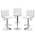 thumbnail image 1 of Heavenly Collection Leather Adjustable Stool SET OF 3, 1 of 9