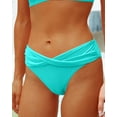 thumbnail image 6 of ZAHNGWQ Women Two Piece Bathing Suits Push Up Bikini Set Halter Swimsuit Vintage Swimwear Aqua, 6 of 7