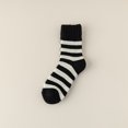 thumbnail image 4 of WMNTST Womens Above Ankle Socks Striped Towel Sole Ribbed Winter Socks Everyday Indoor Outdoor Wool Socks, 4 of 4