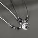 thumbnail image 4 of 24 Uds. Conjunto de collares y pulseras para parejas de Tai Chi Yin Yang, colgante, pulsera de cadena trenzada ajustable, pulseras de amantes a juego, Gargantilla, 4 of 5