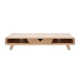 thumbnail image 4 of 24in Bamboo Computer Laptop Monitor Stand Office Desktop Riser Organizer Rack, 4 of 12