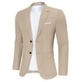 thumbnail image 3 of Men's lightweight business jacket with two button tops, 3 of 5