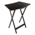 thumbnail image 4 of Juego de mesa para aperitivos Ergode Anila Wood, bandejas plegables de 5 piezas, 4 of 6