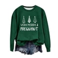 thumbnail image 2 of EGNMCR Chandail en Molleton de Noël Col Rond Imprimé Ample Manches Longues Sans Capuche, 2 of 4