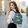 thumbnail image 6 of FORMRS Mini Backpack Purse for Women Quilted Travel Daypack Casual Shoulder Bag, Sharks Pattern, 6 of 7