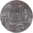 thumbnail image 1 of Ahgly Company Indoor Round Mid-Century Modern Purple Oriental Area Rugs, 5' Round, 1 of 6