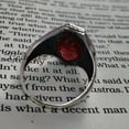 thumbnail image 4 of Sterling Silver Ottoman Men's Ring: Oval Hessonite Garnet Lion Ring, 4 of 9